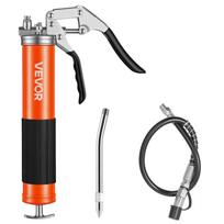 VEVOR Grease Gun, 8000 PSI High Pressure, Heavy Duty Pistol Grip Grease Gun Kit with 0.4 L Capacity, Includes 46 cm Flex Hose 36.5 x 14 x 6.2 cm