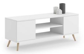 TV spintelė „FOCUS“, 155 cm, balta