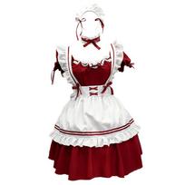 Miracle Nikki Didelio dydžio japoniškos tarnaitės anime kosplėjus Lolitos suknelė M white