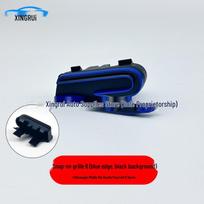 Volkswagen R-Line Grille Badge for Golf 8, Tiguan L, Tayron X, T-Roc, Viloran, R Models. blue