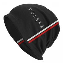 Custom Poland Vintage Coat Of Arms Bonnet Hats Cool Knitted Hat Unisex Women Warm Winter Polska Polish Eagle Skullies Beanies Caps Beanies Hat black