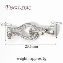 1-3Pcs/Lots Locks For Jewelry 18K Real Gold Plated Clasp For Bracelet,DIY Jewelry Making Supplies,Necklace Clasps Fasteners 1 piece white