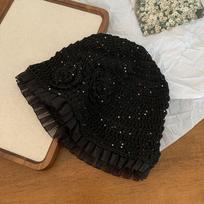 Hand-Woven Knitted Beanies Breathable Hollow Out Hat Casual Beret Cap  Spring/Summer/Autumn Season juoda