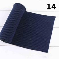 90cm Banguotas Kaklas Rankogaliai Apykaklė Kraštas Elastingas Megztas Audinys Beisbolo Vienodų Striukė Paltai Banguotas Apdaila Siuvimo Aksesuaras 17cm Pločio 90cm
