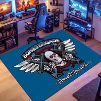 Powell Peralta Skateboard Logo Rug, suitable for living room, bedroom, game room, computer room and home décor. 60x90cm( 23x35in ) blue