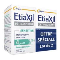 ETIAXIL France Etiaxil Roll-on Deodorant for Sensitive Skin 15ml 2 pcs blue