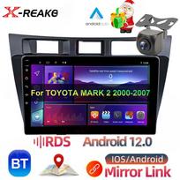 Android Radio For Toyota Mark II X100 2000-2007 Stereo Car Multimedia Video Player Carplay No 2 Din 4G 8Core Navigation Auto 8 core 4GB+64GB gray