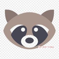 Cartoon Raccoon Panda Iron on Heat Transfer Printing Vinyl Patches Sticker for Clothes DIY Appliques Washable Patches