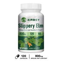 Airboy - 800 mg Slippery Elm Bark Extract Capsules - Gastrointestinal Health 120*1