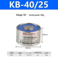 P20 DC Electromagnet Suction Cup - 12V/24V Micro-Miniature Coil for Strong Industrial Applications