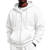Men's Fashion -lined Long-Sleeved Sweatshirt For Winter (with pockets) L balta