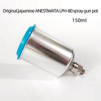 Original Japan ANEST IWATA Spray Gun Pot Small 150 ML Suitable For LPH 80 Spray Gun Tank Accessories Aluminum Alloy Material LPH-80 Spray Gun Pot