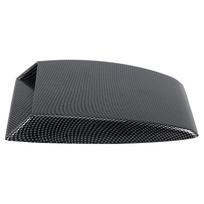 Universalus automobilio dekoratyvinis oro paėmimo dangtelis, ventiliacijos angos lipdukas, gaubto apdaila Carbon fiber color