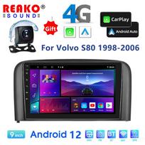 Automobilinis radijas, skirtas VOLVO S80 1998-2006 2Din Car Multimedia Android Car Stereo DVD GPS navigacijos grotuvas IPS Ekranas Carplay 8-core 6+128 AHD black