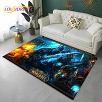 World of Warcraft Žaidimas WOW Lich King DH Kilimas Kilimas Namams Svetainei Miegamajam Sofai Durų Kilimėlis Dekoras, Plotinis Kilimas Neslystantis Grindų Kilimėlis 40x60cm