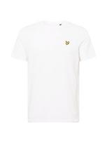 Lyle & Scott Marškinėliai 'Plain' aukso geltonumo spalva / juoda / balta