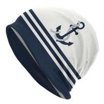 Custom Nautical Compass Bonnet Hats Street Knitting Hat For WoUnisex Unisex Warm Winter Anchor Boat Skullies Beanies Caps Beanies Hat white