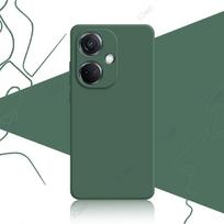 Prabangus dėklas-dangtelis OnePlus NordCE3 Nord CE3 CE 3 Lite 5G, pilna kamera, prabangus kvadratinis skysto silikono galinis apsauginis dangtelis Nord CE3 Lite 5G armijos žalia spalva