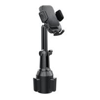 Foldable Car Cup Phone Holder juoda