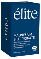 ELITE Magnesium bisglycinate kapsulės, 90 vnt.