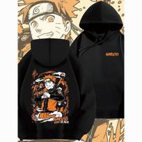 Naruto Cosplay Sweatshirt Harajuku Women's Cotton Sweatshirts M black