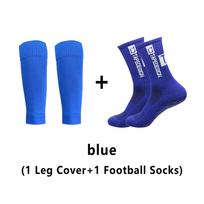 1 rinkinys Labai elastingos Futbolo blauzdos apsaugos Kojinės Kojų apsaugos Suaugusiems Jaunimui Lauko sportas Apsauginė įranga Neslystančios Futbolo kojinės One Size blue