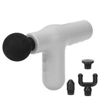 Portable Massage Gun Rechargeable Deep Tissue Massager Muscular Relaxation Fitness Equipment gray