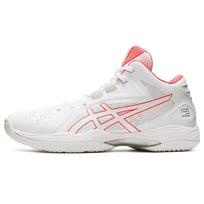 Asics Gel-Hoop V13 Round Toe Lace-Up Mid-Top Basketball Shoes Men Basketball Shoes White Red 1063A035-103 39 white