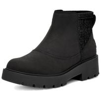 UGG Cow Leather Short Chelsea Boots Women's Black 1166758-BLK EU 39 black