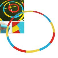 Golf Practice Target Rings Ultra Thin Silicone Vibrant Targets Indicator Golf Targets Circle for Golf Training Red Yellow Blue Large Circles 129.5cm blue