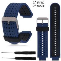 Garmin Forerunner 220 230 235 620 630 Silikoninis Laikrodžio Dirželis Minkšta Lanksti Juosta Blue Black gray