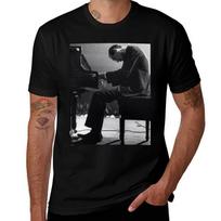 Bill Evans Immersed in a Live Jazz Performance T-Shirt Essential Solid Color T-Shirt L black