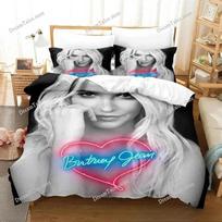 Exquisite Singer Britney Spears Bedding Set Duvet Cover Comforter Bed Adult Youth Kid Girls Boys Birthday Gift741 EU Single 135*200cm/53x79in 3pcs gray