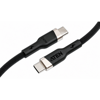 Aten 240W USB-C to USB-C Braided Charging Cable, 1 m | 2L-3101P240 | USB-C to USB-C