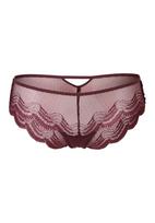 TRIUMPH Moteriškos kelnaitės burgundiško vyno spalva