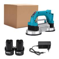 60-180cm Adjustable Tiling Tiles Machine Tiles Vibrator Suction Cup Protable Automatic Floor Vibrator Leveling Tool With One/Two Battery New 2*Batteries