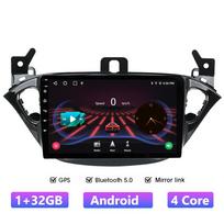 9 colių 2DIN, skirtas Opel Corsa 2015-2019 / Opel Adam 2013-2016 Automobilių GPS Multimedijos grotuvas Automobilinis radijas Carplay Android Auto 1+32 black