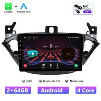 9 colių 2DIN, skirtas Opel Corsa 2015-2019 / Opel Adam 2013-2016 Automobilių GPS Multimedijos grotuvas Automobilinis radijas Carplay Android Auto 2+64