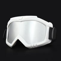 Dirt Bike Motorcycle Goggles for Men Women ATV Motocross Ski Offroad MX Racing Helmet Goggles Riding Windproof Dustproof Glasses for Adults Youth white