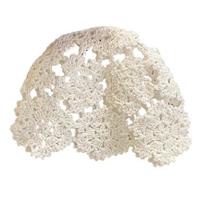 Multiuse Crochet Beanies Cap Skull Hat with Hollowout Design for Women Comfortable Wear and Stylish Everyday Wear balta