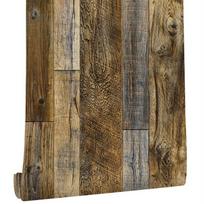 15 pasirinkimų Medžio lipnūs tapetai Nulupkite ir priklijuokite Shiplap Distressed Wood lentą Nuimami tapetai namų dekoravimui 40CM x 1M beige