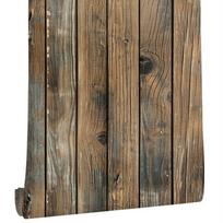15 pasirinkimų Medžio lipnūs tapetai Nulupkite ir priklijuokite Shiplap Distressed Wood lentą Nuimami tapetai namų dekoravimui 40CM x 1M black