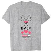 Marškinėliai Evjf Femme prancūzų merginų mergvakario marškinėliai Team Bride Squad marškinėliai Vestuvių vakarėlis Draugai Vestuvių mergvakaris Top 4XL white