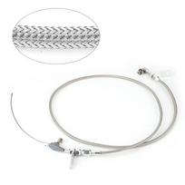Transmisijos perjungimo žemyn trosų rinkinys Nerūdijančio plieno pynutė Perjungimo žemyn fiksatorius Tinka Chrysler white