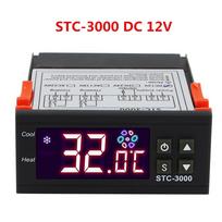 STC-3000 12V 24V 220V Temperature Controller Alert Sensing Refrigeration Heating Temperature Correction Hygrometer white