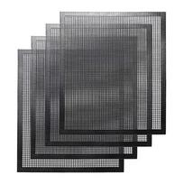 Ruhan Reusable Fiberglass BBQ Grill Mesh Mat gray