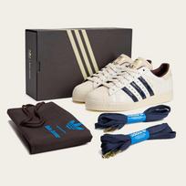 JP7161 Wales Bonner adidas Originals Superstar Wonder White Collegiate (Men's) 9.5 gray