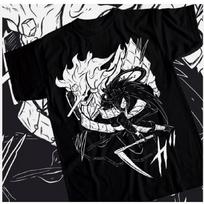 Anime Uchiha Madara Naruto Summer T-Shirt Male Female Casual Harajuku Sports Loose Comfortable Oversized Fitness Short Sleeve XL juoda