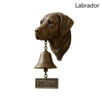 Derva+Metalas Sveiki Durų Skambutis Sieninis Laikiklis Priekinių Durų Skambutis Įėjimo Sienos Dekoras Lauke/Viduje Basset Hound