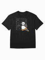 Kung Fu Panda Kung Fu Panda Dragon Warrior Po Comic Panel Portrait Oversized T-Shirt S juoda